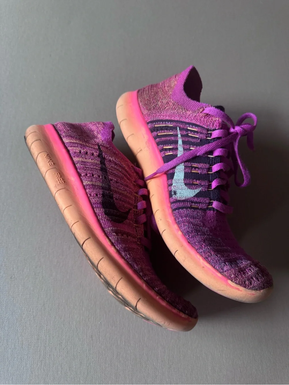 Nike Kid’s Flyknit Trainers - Magenta